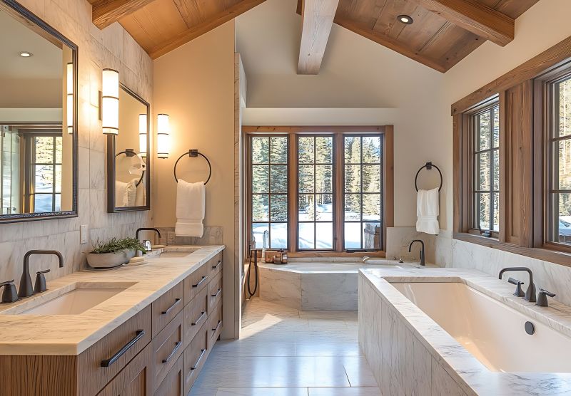 Spacious Master Baths